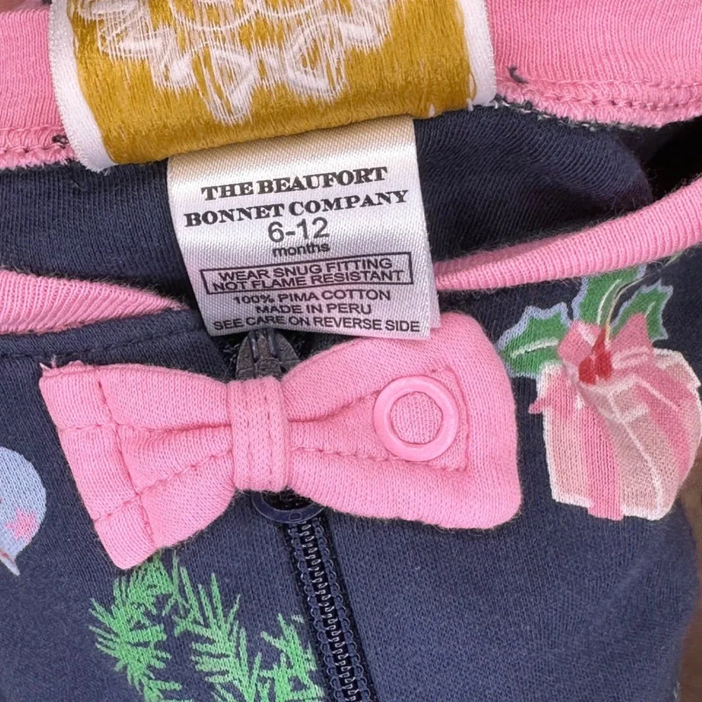 TBBC Beaufort Bonnet Company Night Night Christmas Pajamas Deck the Halls 6-12M